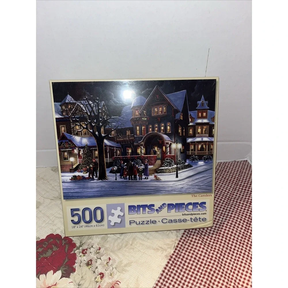 Bits and Pieces 500 Pc Jigsaw Puzzle - The Carolers - Christmas , Factory Sealed